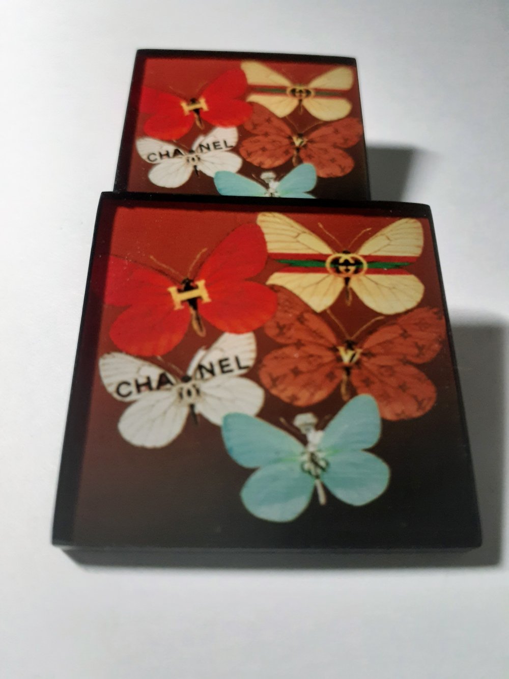 Image of Butterfly, Designer inspired, Sublimation, Studs earrings