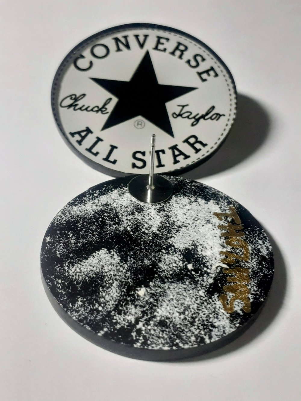 Image of All Star, Sublimation, Designer Inspired, Studs Earrings