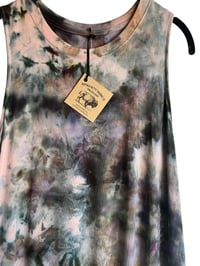 Image 3 of  L Tank Pocket Dress in Inky Watercolor Ice Dye