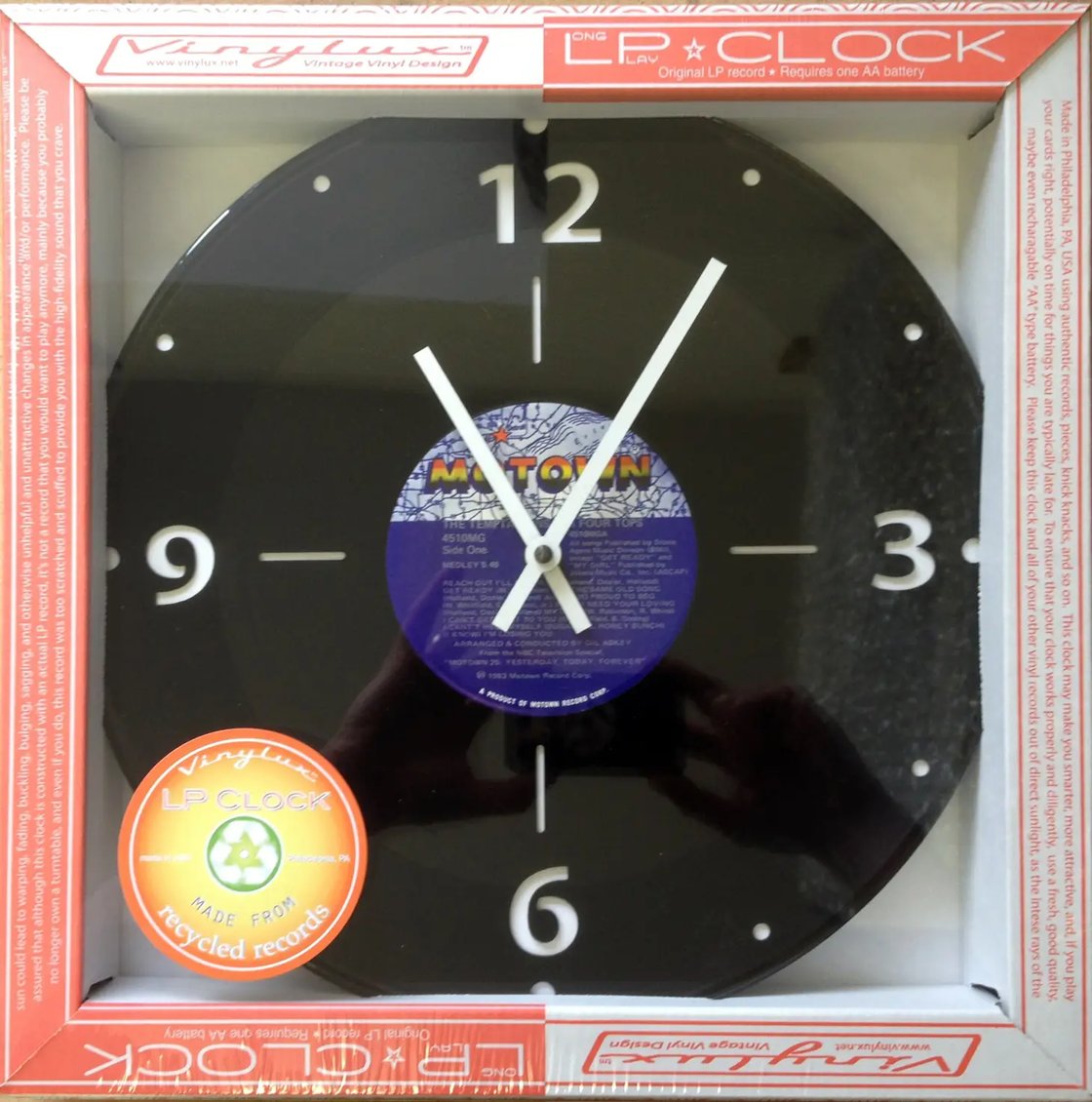 Image of LP Vinyl Record Clocks