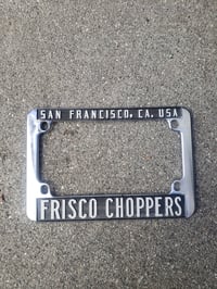 Frisco Choppers Plate Frame