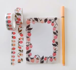 Image of Strawberry Garden Notepad