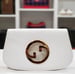 Image of Vtg. Gucci White Leather Blondie Clutch 