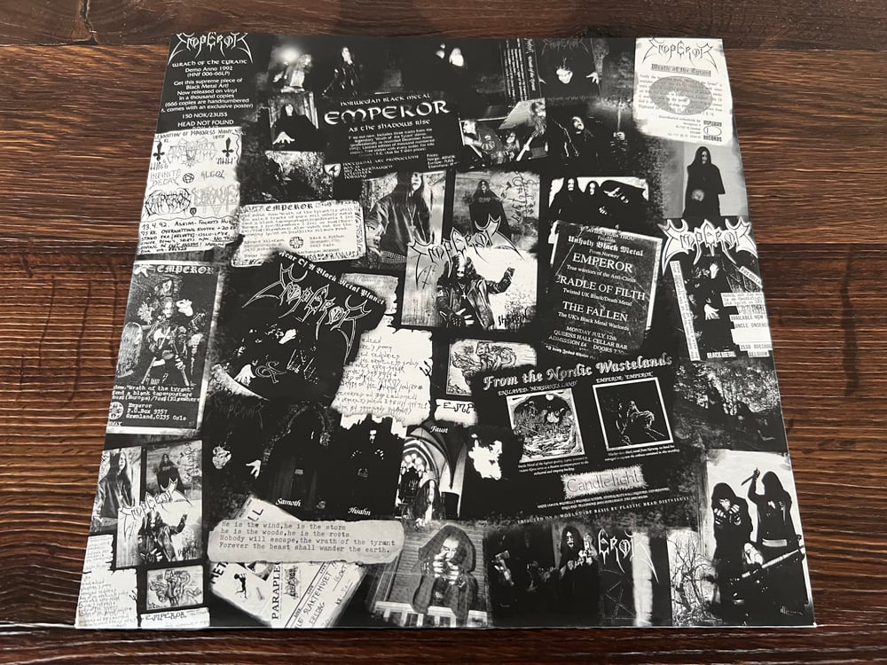 Emperor - WRATH OF THE TYRANT TRANSPARENT RED VINYL