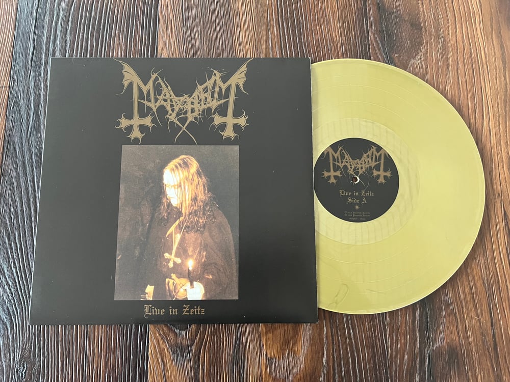 Mayhem - Live in Zeitz Gold Vinyl "1000 Copies" Rare!