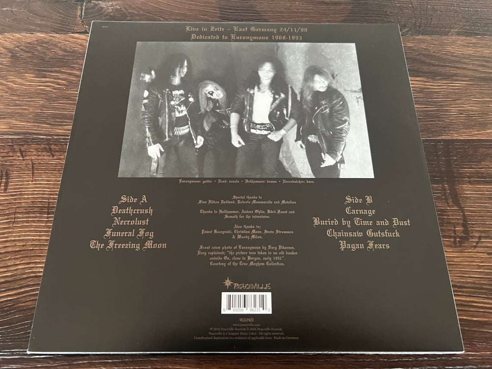 Mayhem - Live in Zeitz Gold Vinyl "1000 Copies" Rare!