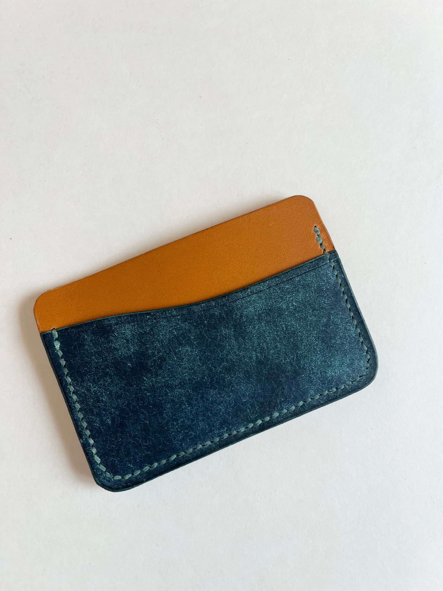 Image of Sapphire/Tan Horizontal Cardholder 
