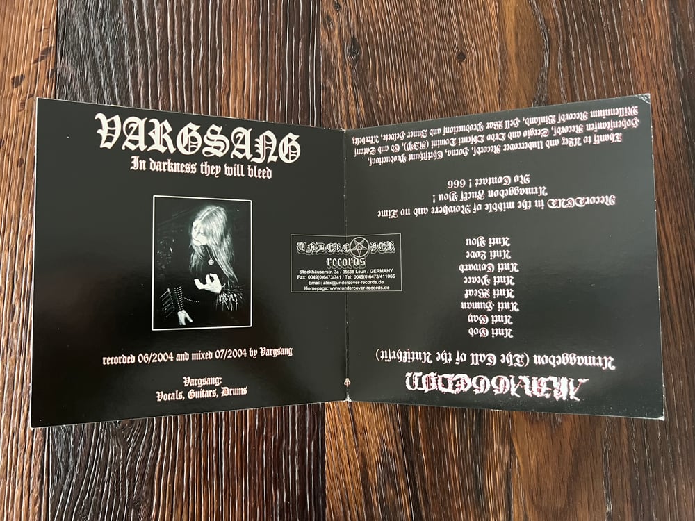 Vargsang / Armaggedon Split-7", 2004, Limited Edition
