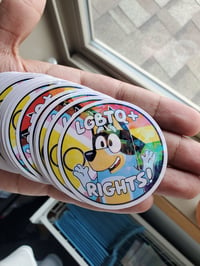 LGBTQ+ Rights Dog Sticker