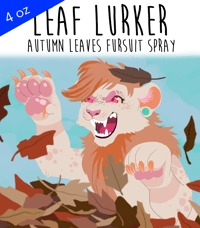 Image 1 of Leaf Lurker - 4 oz Fursuit Spray, autumn leaves scent