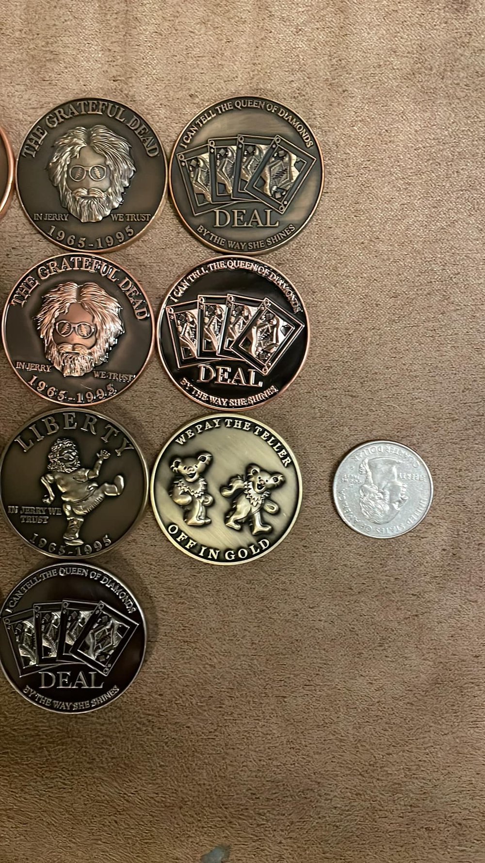Deal And Pay the Teller coin sets