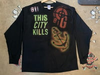 Image 1 of DP ONE OF A KIND XXL PAINTED LONG SLEEVE 