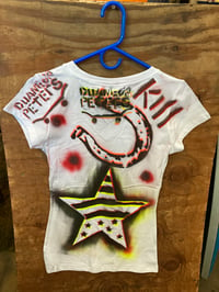 Image 2 of DP PAINTED ONE OF A KIND GIRLS TEE SZ L 
