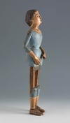 19th century articulated wooden figure of the Virgin Mary