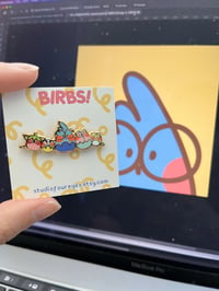 Image 2 of Birb Enamel Pin