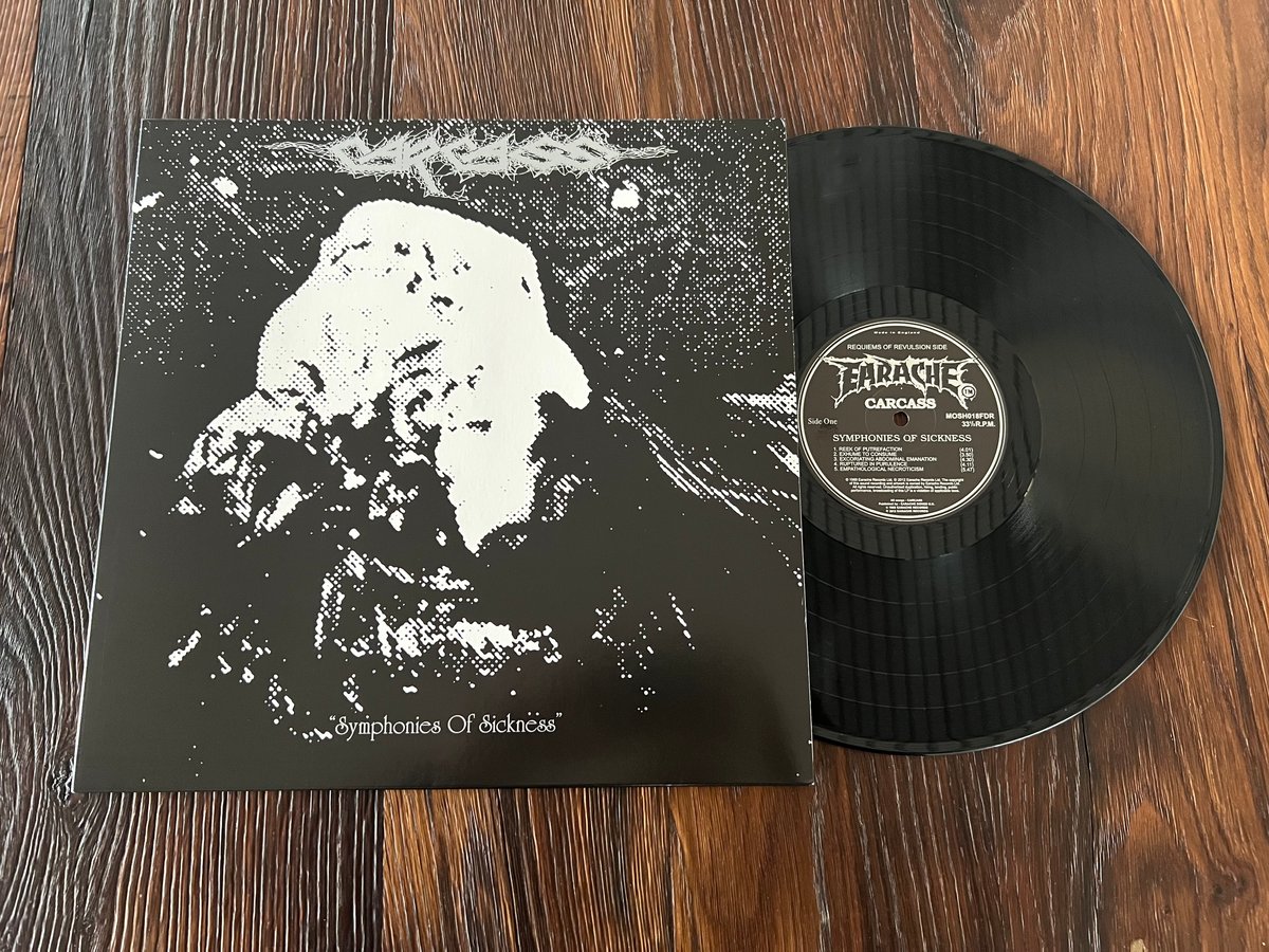 Carcass - Symphonies Of Sickness FDR Remaster Earache Vinyl 