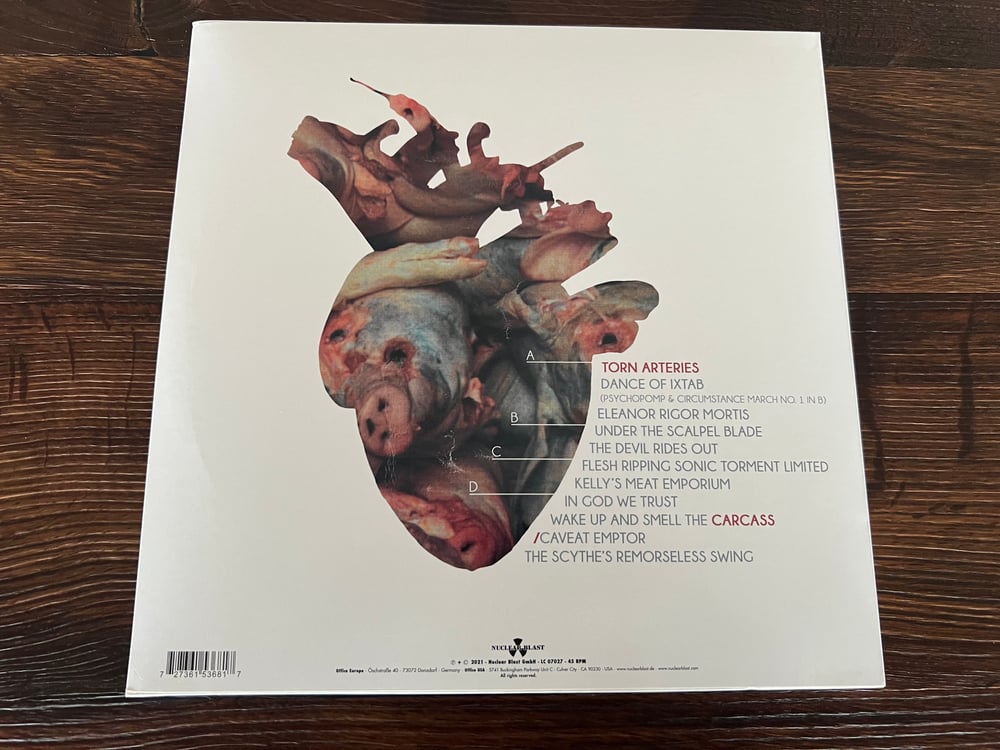 Carcass - Torn Arteries Black Vinyl
