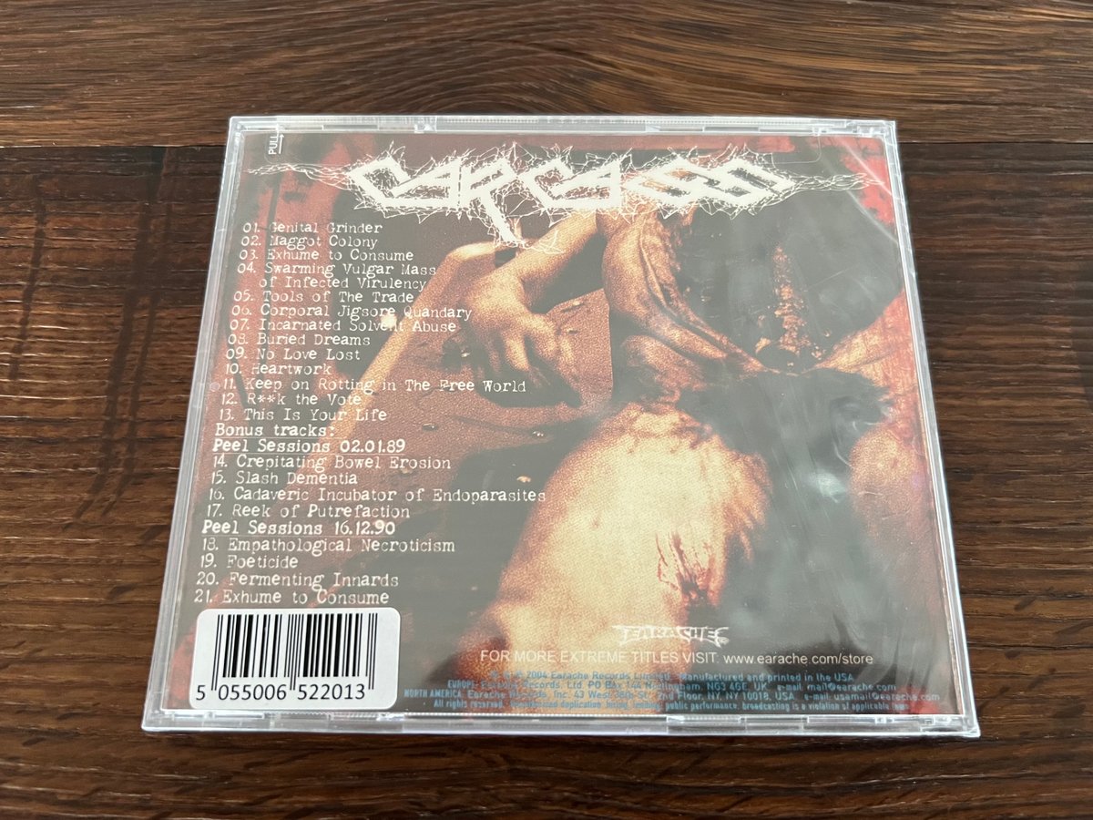 Carcass - Choice Cuts CD Sealed | Deathcrush Records