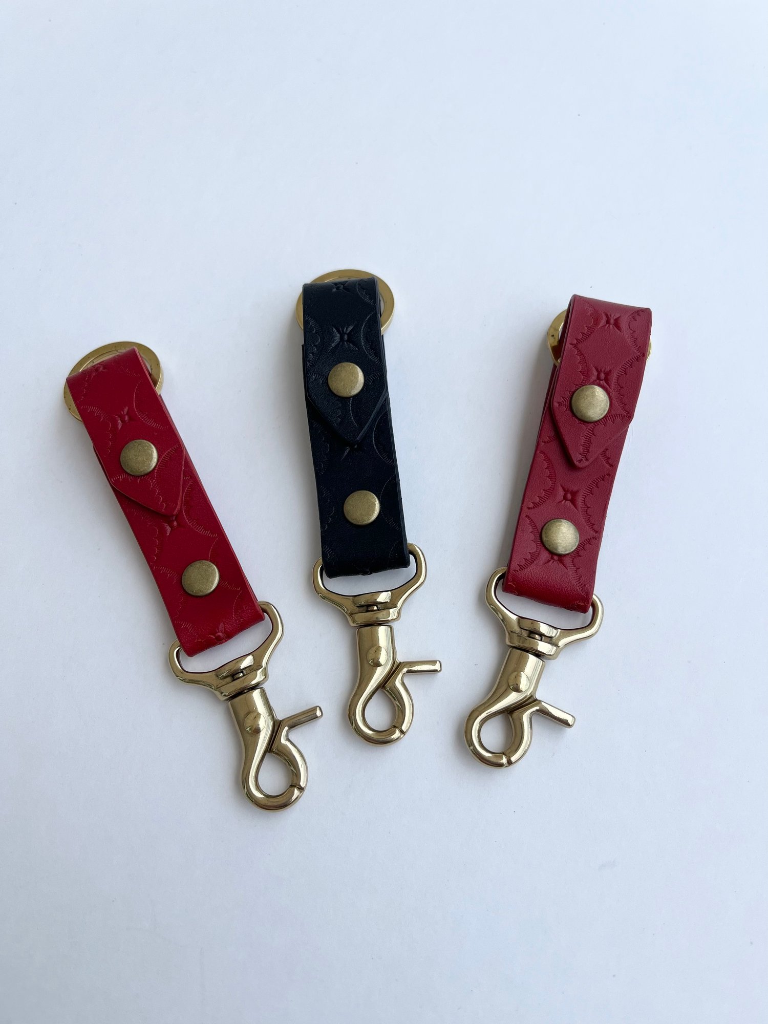 Image of Red Buttero Long Keychain 