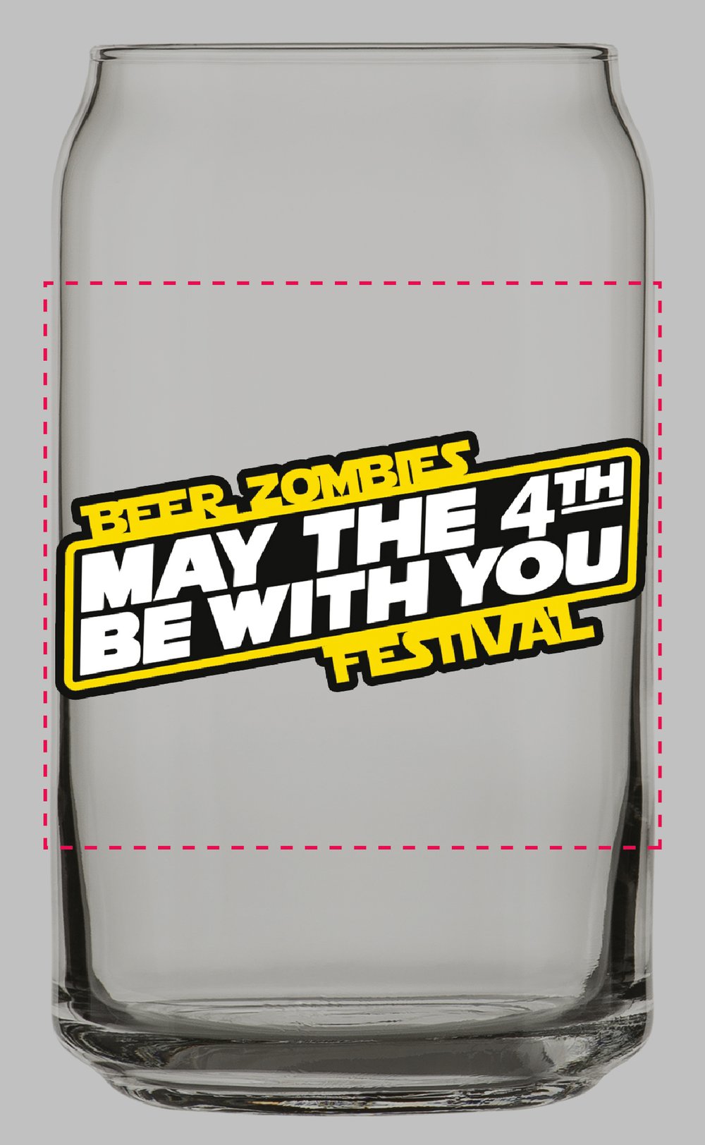 Beer Zombies - May The 4th Be With You Glass 2023