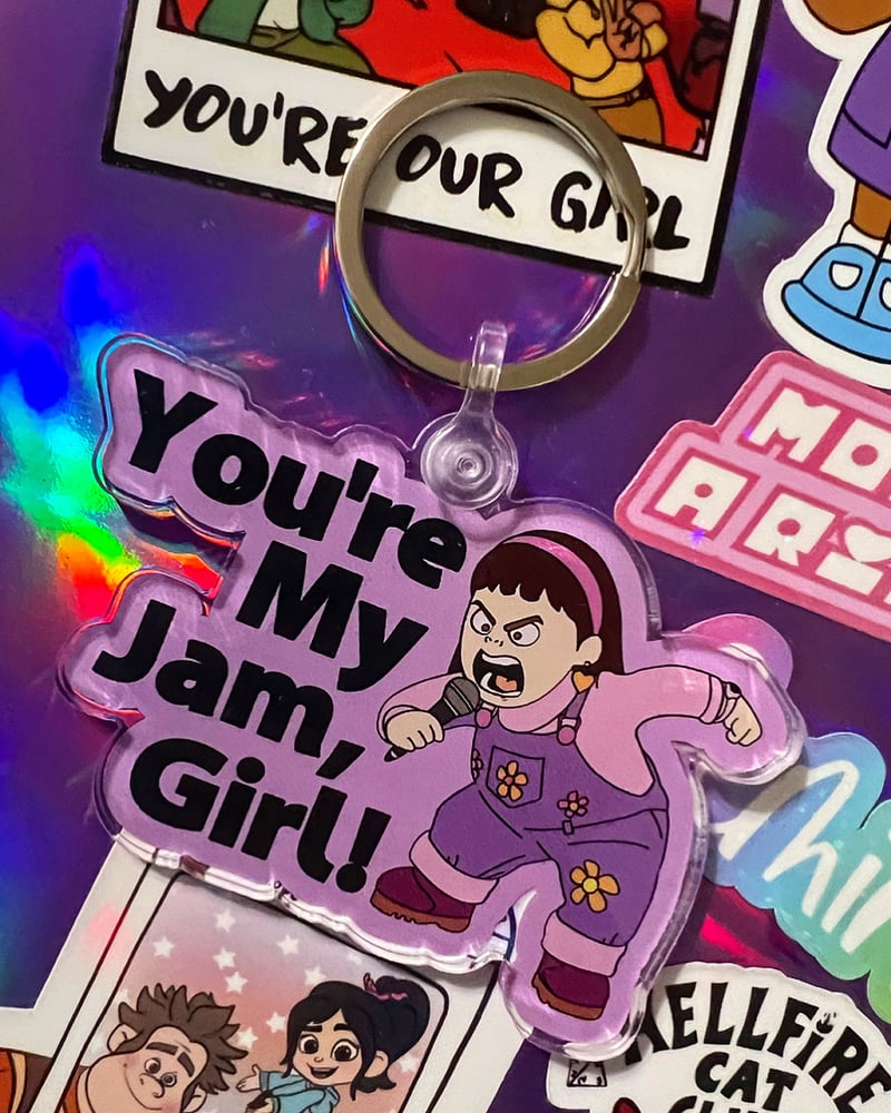 Image of JAMMIN’ Acrylic Keychain
