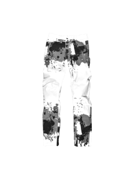 Image 1 of Painted white jean