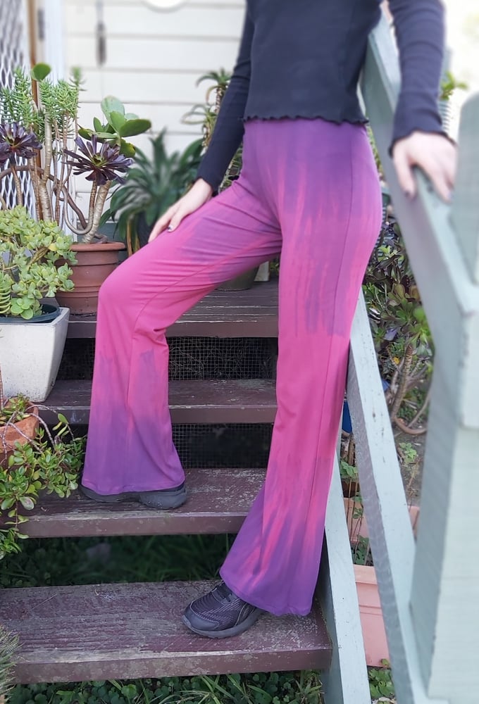 Image of Watermelon/purple ombre KAT pants