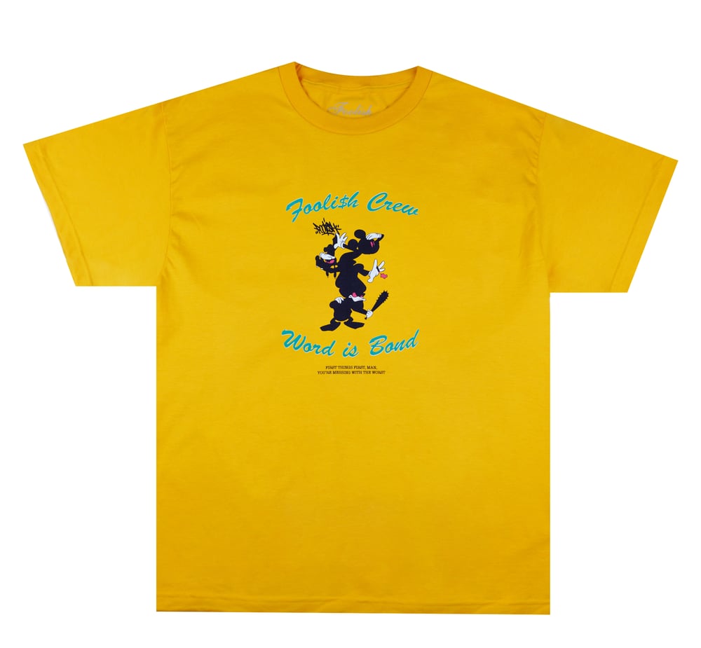 Image of Troubled Triplets Tee (Gold)