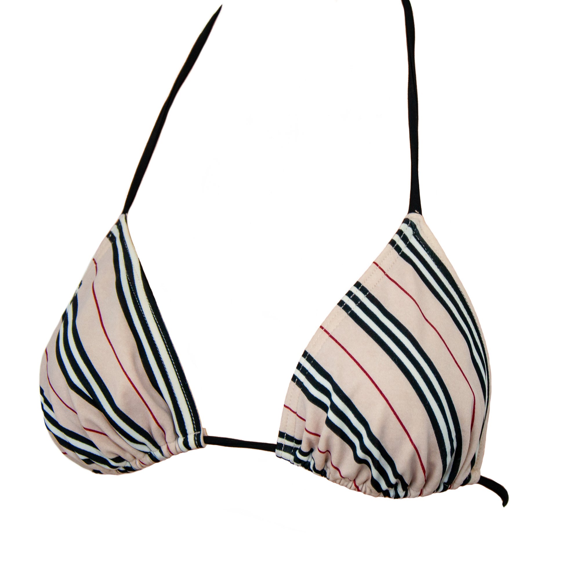 Image of Burberry London Nova Check Stripe Bikini