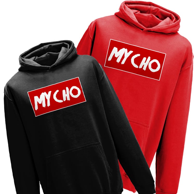 MYCHO COLOUR CLASSIC HOODIE : RED