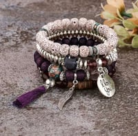 4pcs  Bohemian Style Bracelet 