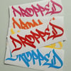 Dropped Vinyl Decal - Graffiti