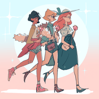 Square art print - TOTALLY SPIES