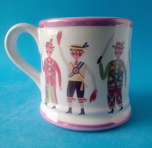 Merrie England morris dancers mug