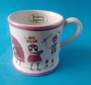 Merrie England morris dancers mug
