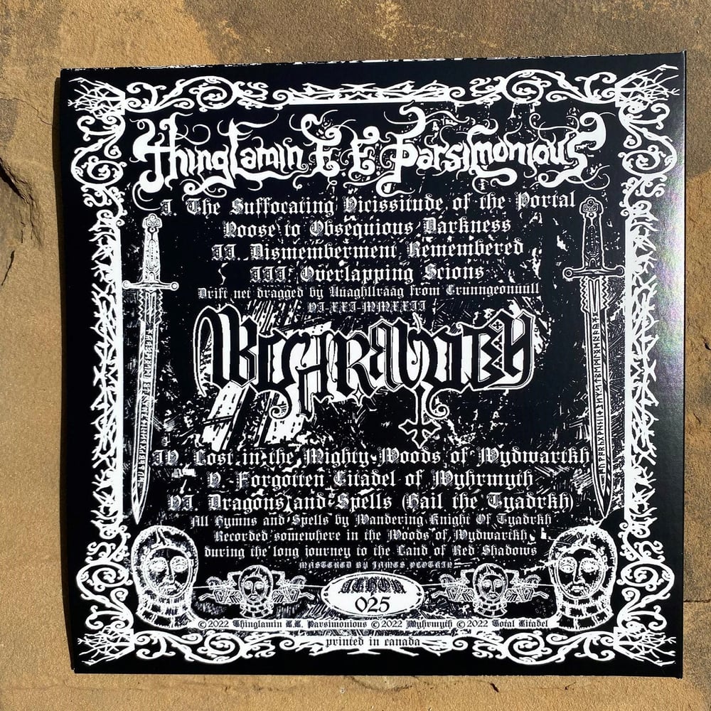 Thinglamin E.E. Parsimonious / Wyhrmyth 12" LP