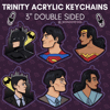Trinity Acrylic Keychains 3 inches
