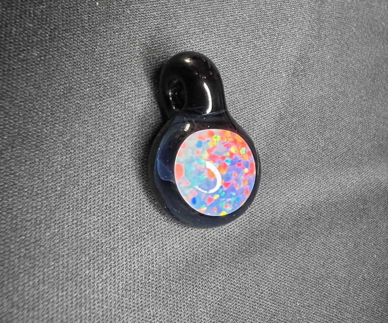 Giant Opal Coin Pendant Image 3