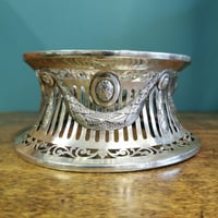 Image 1 of Antique Irish Art Deco Silver Dish Ring, Dublin c.1909