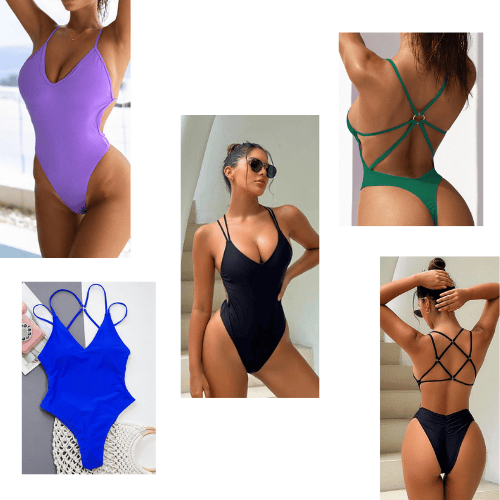 Image of Backless Swimsuit