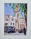 Original print of View from All Bar One in Oxford