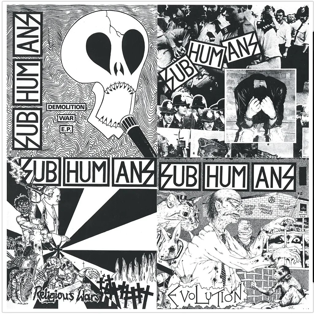 Image of SUBHUMANS - "EP-LP" Lp (red vinyl)