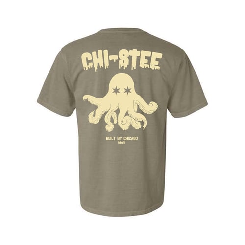 Image of KHAKI HEAVYWEIGHT OCTO-DRIP TEE