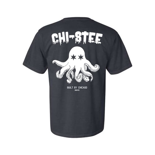 Image of GRAPHITE HEAVYWEIGHT OCTO-DRIP TEE