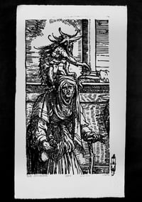Image 1 of Hexe und Helfer / Kunstdruck