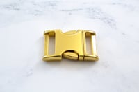 Image 2 of Highly Polished Gold Side Release Buckle - Zinc Max