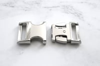 Image 2 of Silver Side Release Buckle - Zinc Max