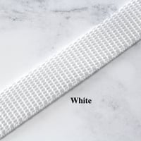 Image 2 of White polypropylene webbing