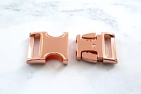 Image 2 of Rose Gold Side Release Buckle - Zinc Max
