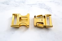 Image 4 of Highly Polished Gold Side Release Buckle - Zinc Max